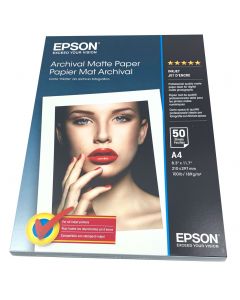 Papier Epson Mat Archival 189g, A4 50 feuilles