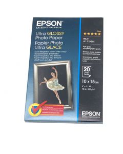 Papier Epson Ultra glacé 10x15, 300g, 20 feuilles