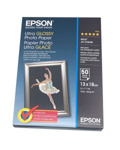 Papier Epson Ultra glacé 13x18, 300g, 50 feuilles