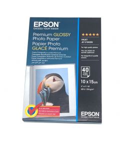 Papier Epson Photo Premium Glacé 255g, 10 x 15cm, 40 feuilles