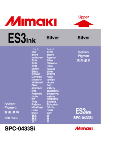 Encre Mimaki ES3 pour JV33, CJV - Argent 220ml (SPC-0433SI)