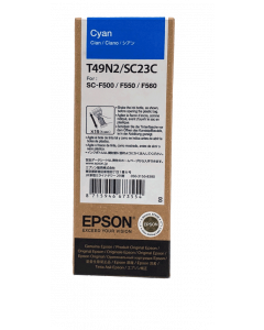 Encre Epson UltraChrome DS pour SC-F500  & SC-F100 : Cyan - 140ml