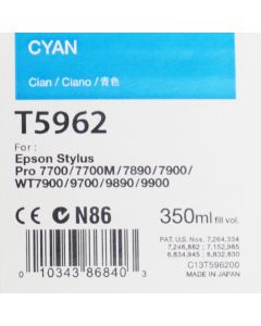 EPSON T5962 (C13T596200) - Cartouche d'encre Cyan 350ml 