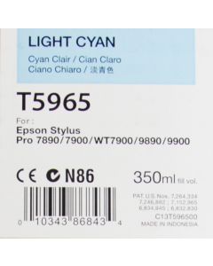 EPSON T5965 (C13T596500) - Cartouche d'encre Cyan Clair 350ml 