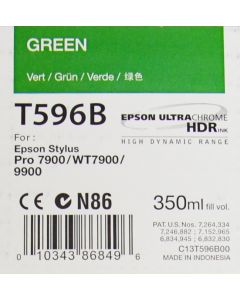 EPSON T596B (C13T596B00) - Cartouche d'encre Verte 350ml