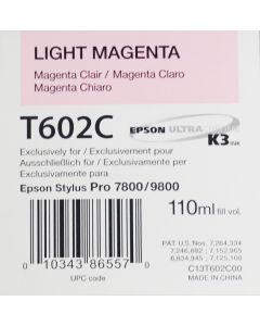 EPSON T602C (C13T602C00) - Magenta Clair 110ml