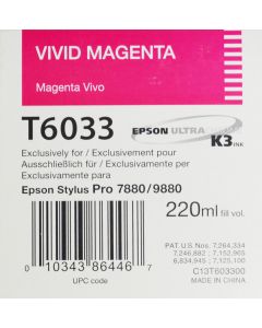 EPSON T6033 (C13T603300) - Vivid Magenta 220ml