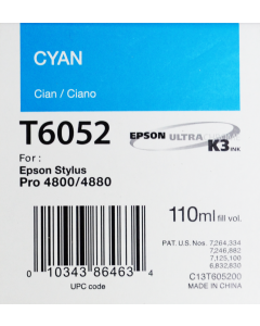 EPSON T6052 (C13T605200) - Cyan 110ml
