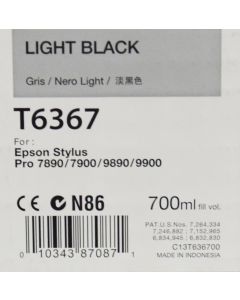 EPSON T6367 (C13T636700) - Cartouche d'encre Gris - 700ml