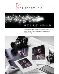 Papier Hahnemühle Photo Rag Metallic 340g, A2 25 feuilles