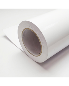 Vinyle Blanc Glossy Polymere, Air escape Perm, 75µ, 1525mm x 50m
