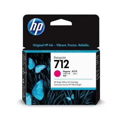 Encre HP 712 Magenta pour HP DesignJet T230/T250/T630/T650 29ml