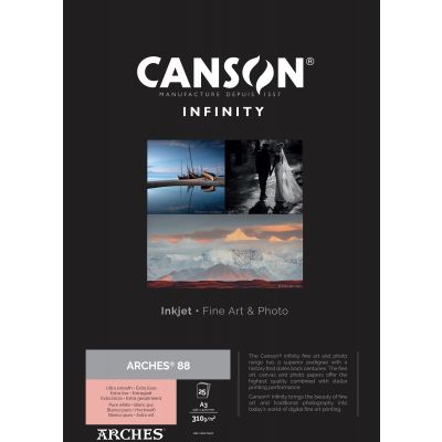 Papier CANSON INFINITY Arches® 88 310g A3 25 feuilles