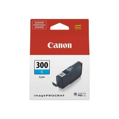 Cartouche d'encre Canon PFI-300C pour IPF Pro 300 : Cyan