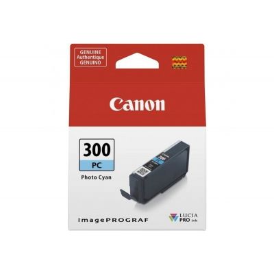 Cartouche d'encre Canon PFI-300C pour IPF Pro 300 : Cyan