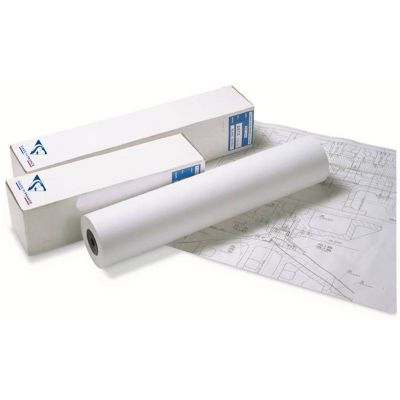 Papier CAD Clairefontaine Extra Blanc 914mmx50m 80g - Pack 6 Rouleaux