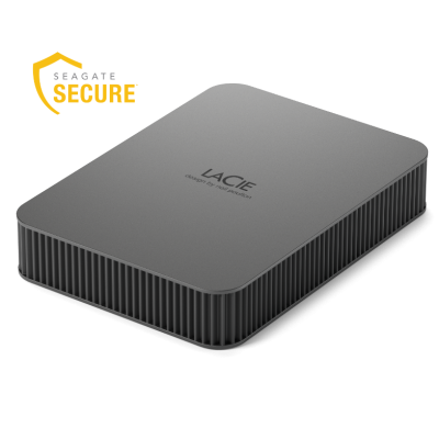 Disque Dur LaCie Mobile Drive Secure USB-C 5To (uniquement pour Apple)