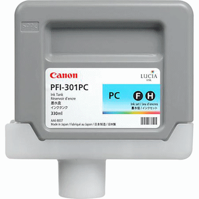 Cartouche d'encre Canon PFI-300C pour IPF Pro 300 : Cyan