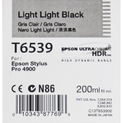 EPSON T6539 C13T653900 Cartouche encre Gris Clair 4900