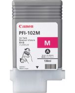 Cartouche (PFI102M) pour Canon IPF 500/600/605/610/700/710 : Magenta - 130ml