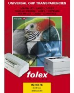 Film FOLEX BG40.5 Transparent Universel Laser et copieur 100µ, A4 50 feuilles