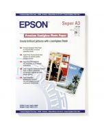 Papier Epson Photo Premium Semi-Glacé, 251g, A3+ 20 feuilles