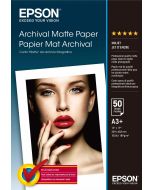 Papier Epson Mat Archival 189g, A3+ 50 feuilles