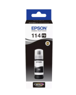 Bouteilles d'encre originales Epson EcoTank série 114, Encre Photo Noir (70 ml), Réf. : C13T07B140