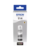 Bouteilles d'encre originales Epson EcoTank série 114, Encre Gris  (70 ml), Réf. : C13T07B540