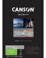 Papier CANSON INFINITY Somerset Enhanced Velvet White Radian, 330g, A3, 25 feuilles
