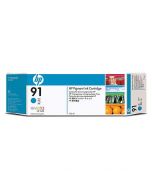 Cartouche C9467A (n°91) pour HP DesignJet Z6100 : Vivera Cyan - 775ml 