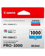 Cartouche d'encre Canon PFI-1000C (Cyan)