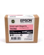 Cartouche d'encre Epson (50ml) pour SureColor P900 : Magenta Clair - C13T47A600