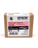 Cartouche d'encre traceur EPSON UltraChrome Pro 10 SC-P900 Vivid light  magenta - 50ml - T47A6