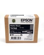Cartouche d'encre Epson (50ml) pour SureColor P900 : Noir Mat - C13T47A800