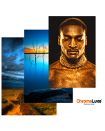 Chromaluxe Photo Panel Alu-Blanc-Gloss par 10, format 203.2x254mm