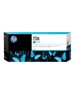 Encre HP 728 pour DesignJet T730/T830 Cyan 300ml