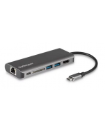 Dock USB-C / HDMI 4K, USB 3, Ethernet, carte SD, USB-C (StarTech)