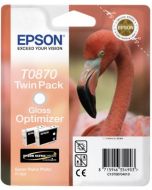 Encre Epson (Flamand Rose) pour Stylus photo R1900 : Optimiseur de brillance (C13T08704010)