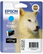 Encre Epson T0962 (Loup) pour Stylus Photo R2880 : cyan
