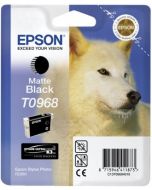Encre Epson T0968 (Loup) pour Stylus Photo R2880 : noir mat