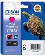 Encre Epson T1573 (Tortue) pour Stylus Photo R3000 : vivid magenta (C13T15734010)