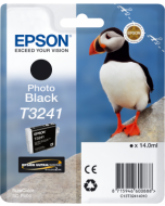 Encre Epson T3241 pour SureColor P400 : Noir Photo (C13T32414010)