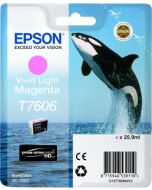 Encre Epson T7606 (Orque) pour SureColor P600 : Vivid Magenta Clair (C13T76064010)