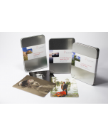 Papier Hahnemühle Photo Rag Baryta 315g, 14.8 x 21 cm (A5 format Carte postal) x 30 feuilles - Coins arrondis