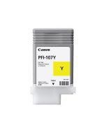 Encre Canon PFI-107Y pour IFP 770/780/785 130ml Jaune