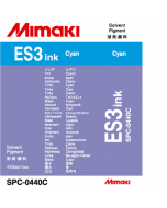 Encre Mimaki ES3 pour JV3, JV33, JV5, CJV - Cyan 440ml (SPC-0440C)
