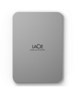 Disque Dur externe LaCie USB-C 4To - Mobile Drive Moon Silver