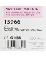 EPSON T5966 (C13T596600) - Cartouche d'encre Vivid Magenta Clair 350ml 