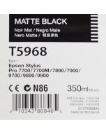 EPSON T5968 (C13T596800) - Cartouche d'encre Noire Mat 350ml
